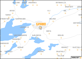 map of Gråbo