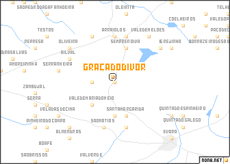 map of Graça do Divor