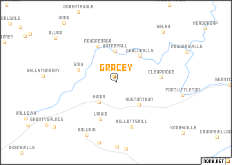 map of Gracey