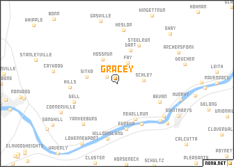 map of Gracey