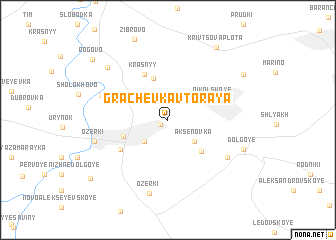 map of Grachëvka Vtoraya