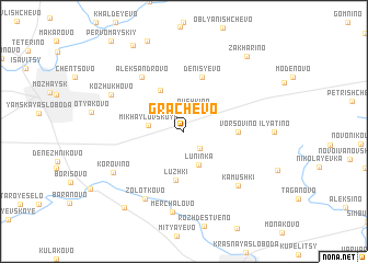 map of Grachëvo