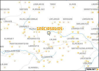 map of Gracias a Dios