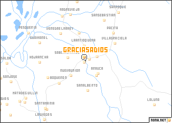 map of Gracias a Dios