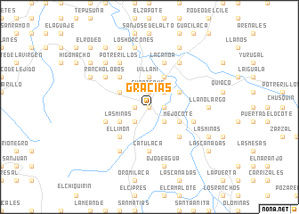 map of Gracias