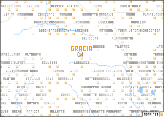 map of Gracia