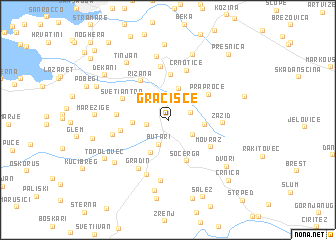 map of Gračišče