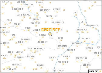 map of Gračišće