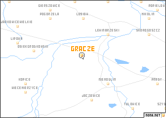 map of Gracze