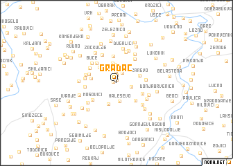 map of Gradac