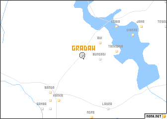 map of Gradaw