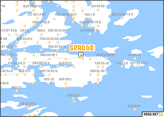 map of Gräddö