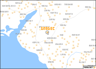 map of Gradec