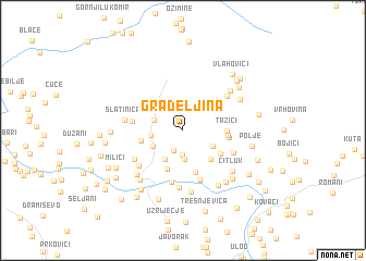 map of Gradeljina