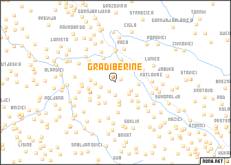 map of Gradiberine