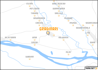 map of Grădinari