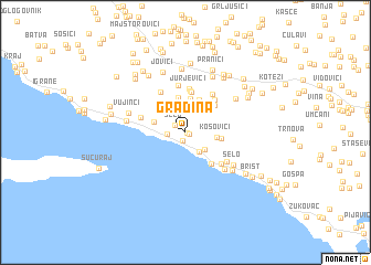 map of Gradina