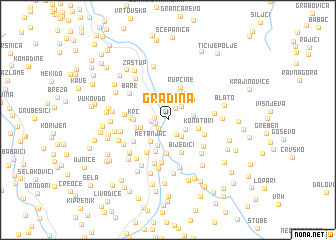 map of (( Gradina ))