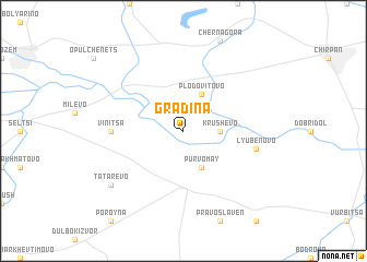 map of Gradina