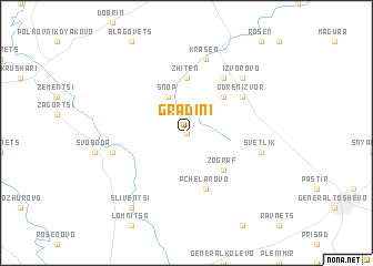 map of Gradini