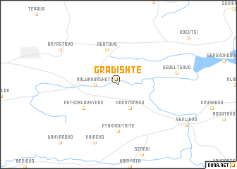 map of Gradishte