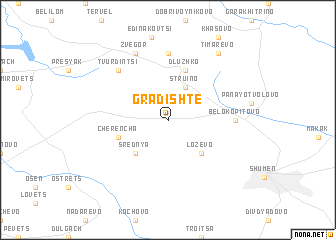 map of Gradishte