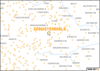 map of Gradište Mahala