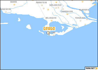 map of Grado