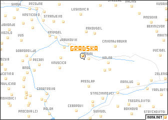 map of Gradska