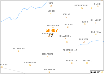 map of Grady