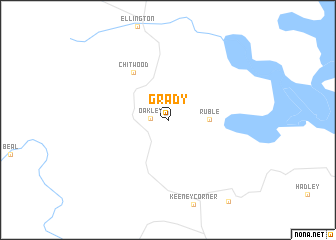 map of Grady