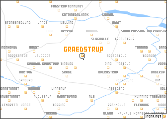 map of Grædstrup