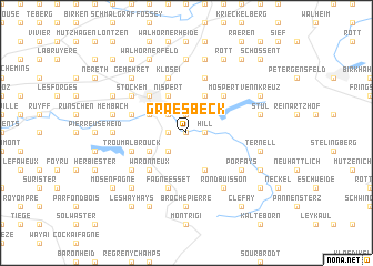 map of Graesbeck