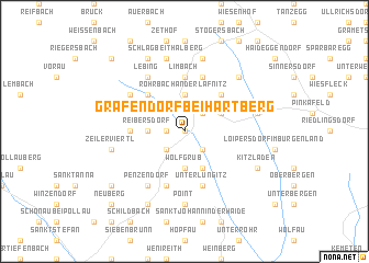 map of Grafendorf bei Hartberg