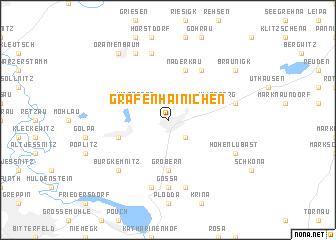 map of Gräfenhainichen