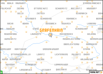 map of Gräfenhain