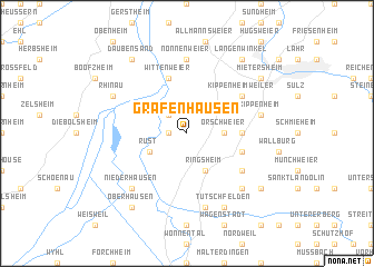 map of Grafenhausen