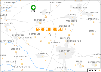 map of Gräfenhausen