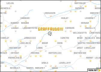 map of Graffaudeix