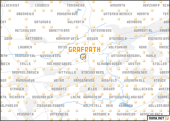 map of Gräfrath