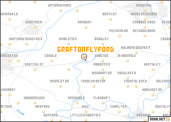 map of Grafton Flyford