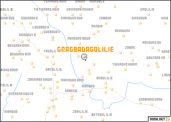 map of Gragba-Dagolilié