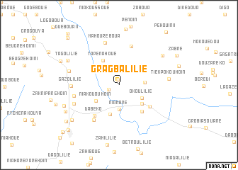 map of Gragbalilié