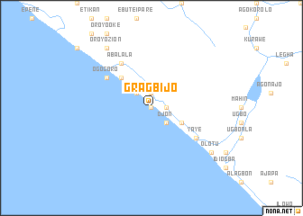 map of Gragbijo