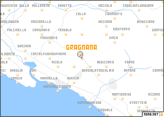 map of Gragnana