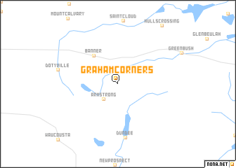 map of Graham Corners