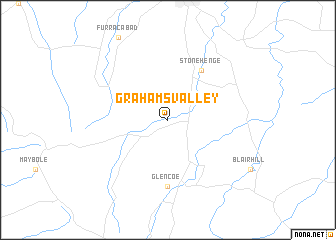 map of Grahams Valley