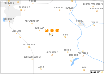 map of Graham