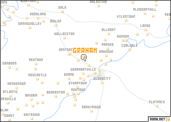 map of Graham