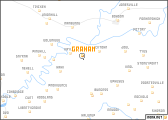 map of Graham